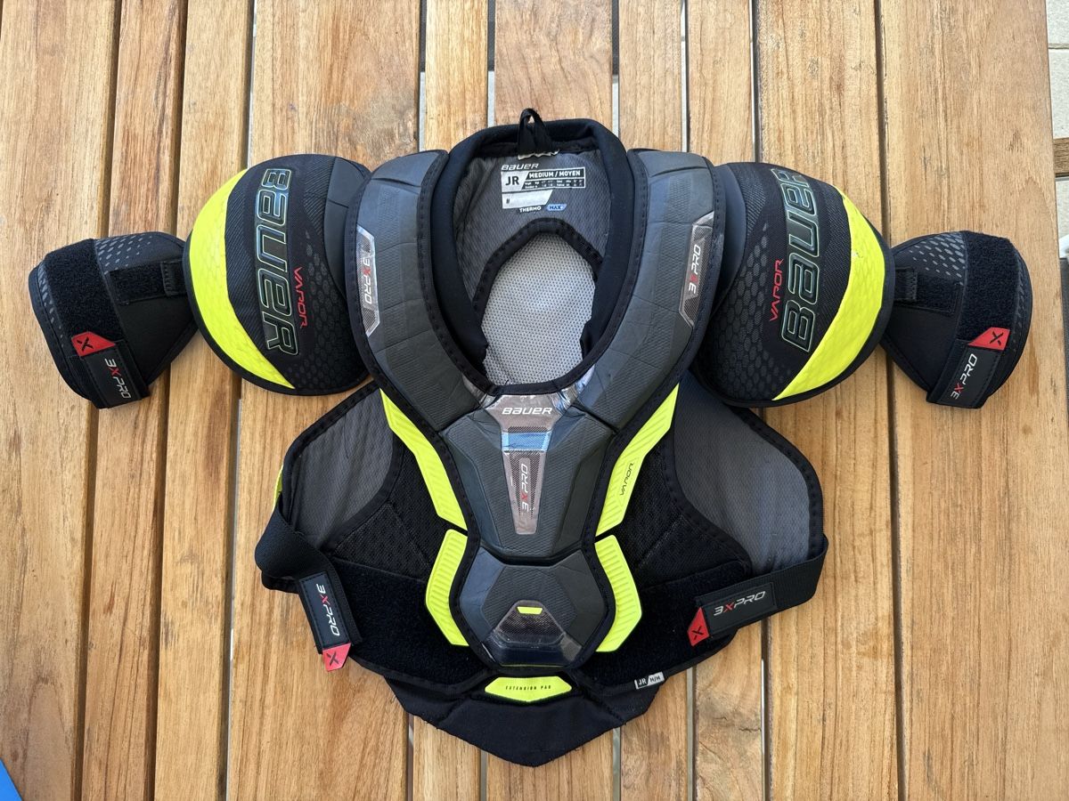 Bauer Schutz & Schoner: Bauer Brustpanzer VAPOR 3X PRO JR M/M – Gebraucht aus Gurmels von naschaf