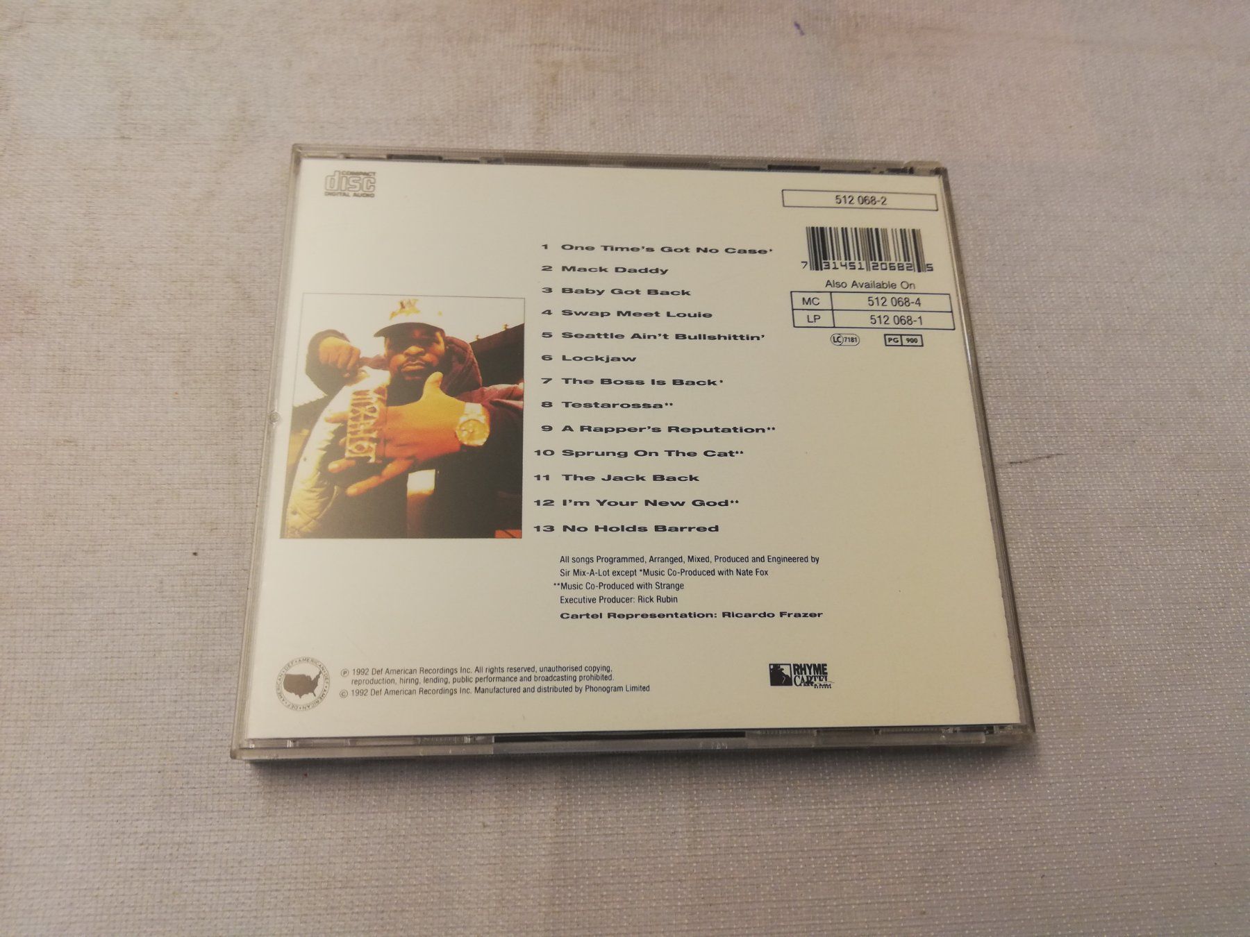 CD: SIR MIX-A-LOT . MACK DADDY – Usato da Bern venduto da Vinylsound.ch 1