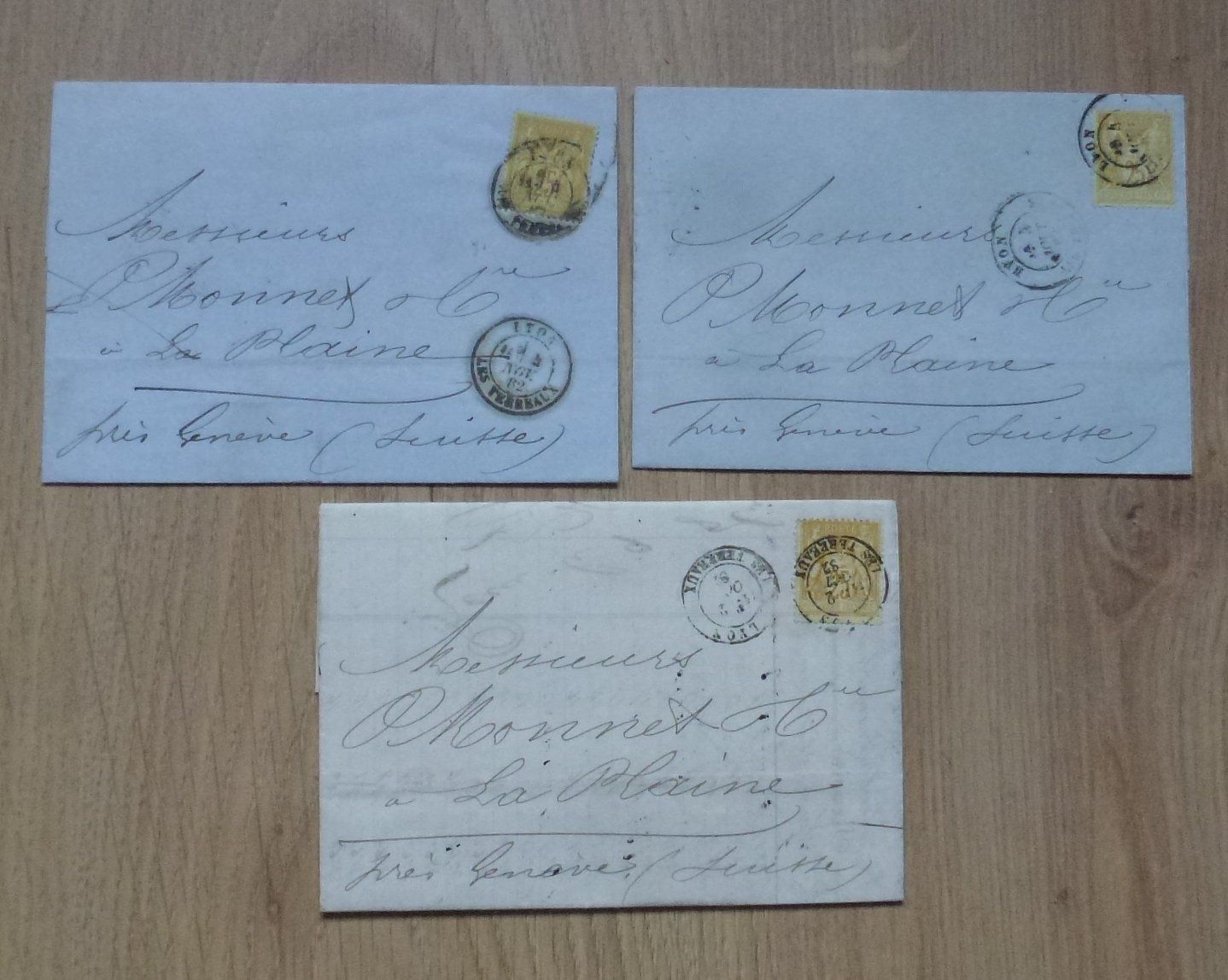Alle Briefmarken: Sammlung ++ 11 alte Frankreich Briefe um 1882 – Gebraucht aus Walkringen von Casablanca777 4