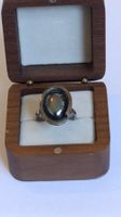 Bague vintage en Argent Sterling 925 et Hématite véritable!