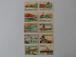 ANTIKE WERBEMARKE - REKLAMEMARKE – DER RHEIN