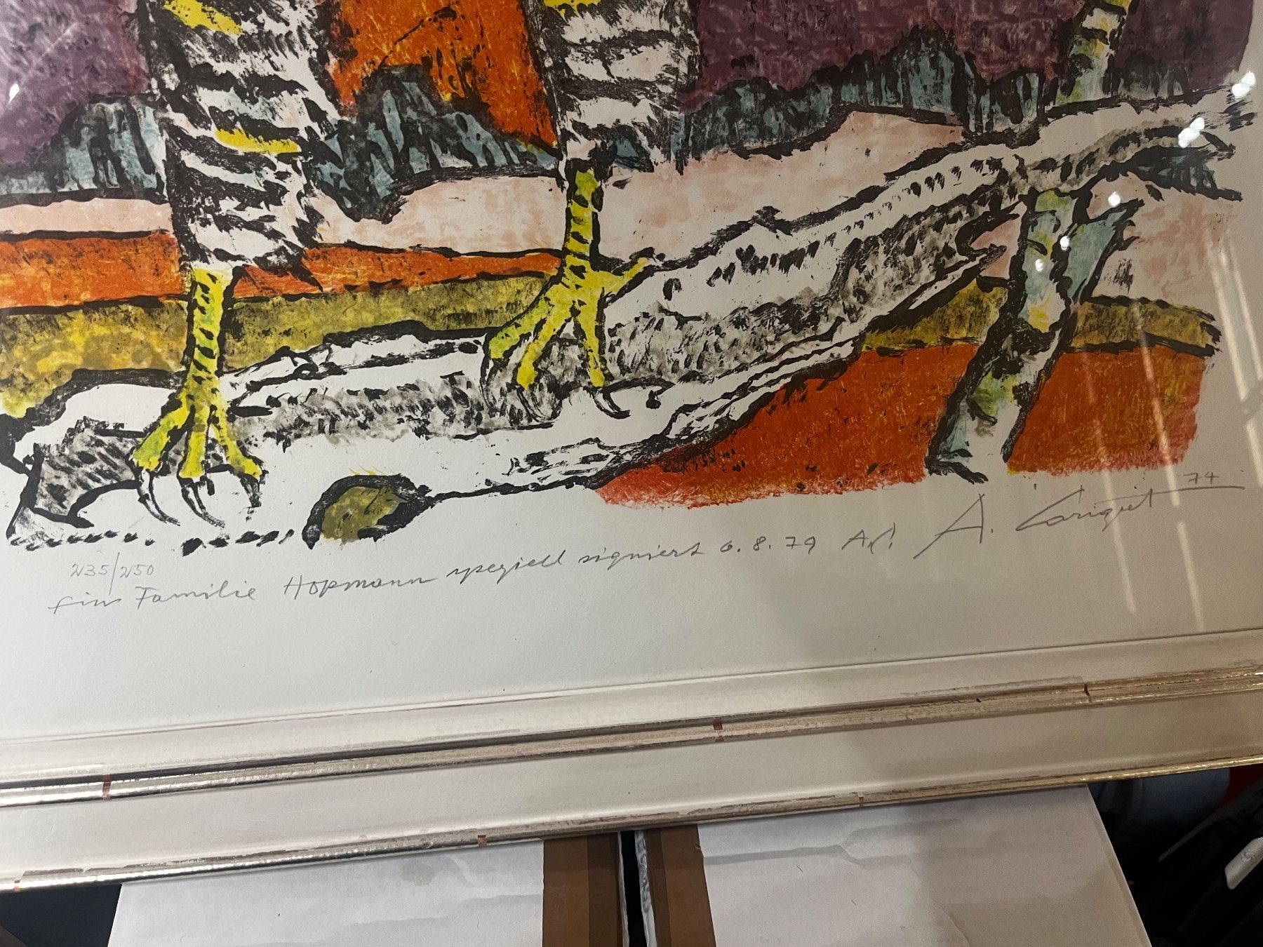 Gemälde: Alois Cariget - Falke – Gebraucht aus Zürich von hho_kj2d 1