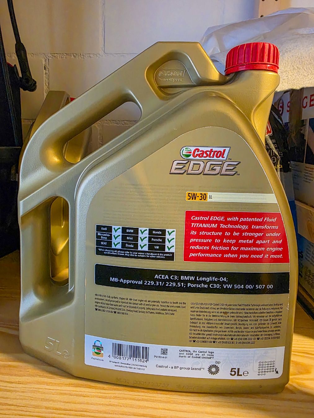 Castrol Oli & Additivi: Castrol Edge 5W-30 5L Motoröl – Nuovo e nell'imballaggio originale da Sennwald venduto da HoShi3434 1