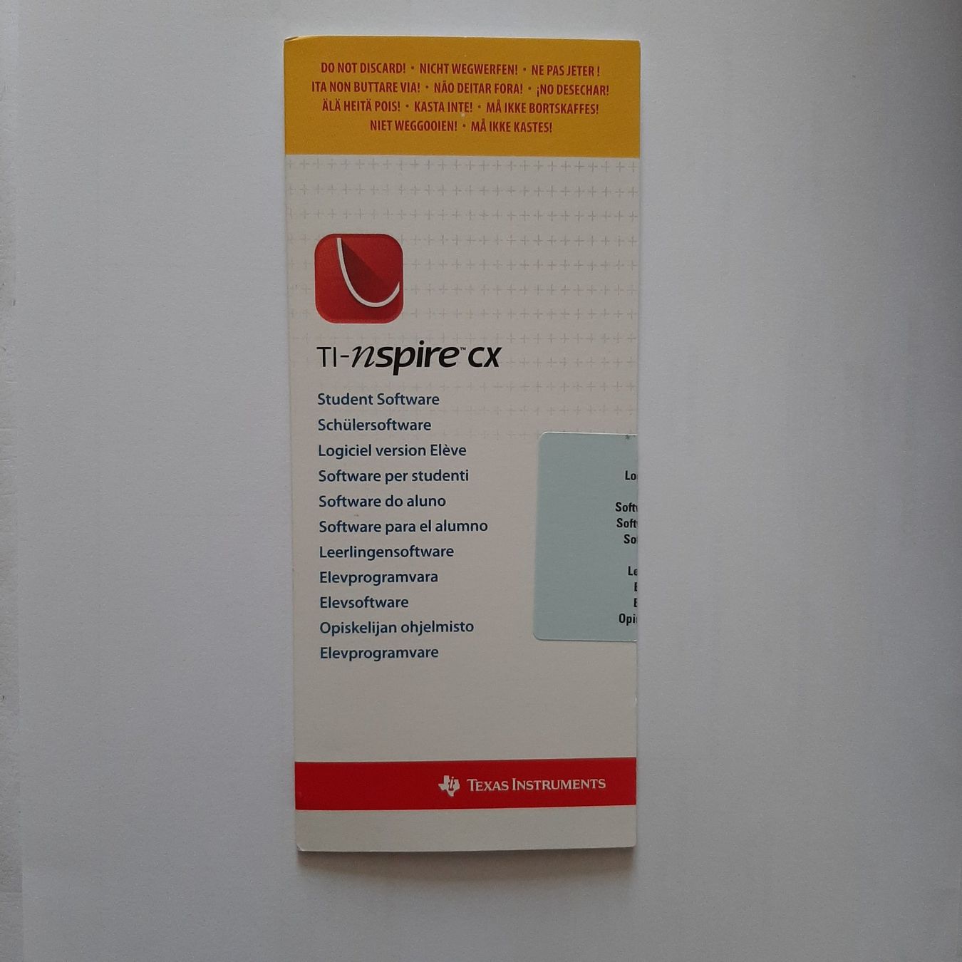 Texas Instruments Taschenrechner: TI-Nspire CX – Gebraucht aus Carouge GE von cecob0909 7