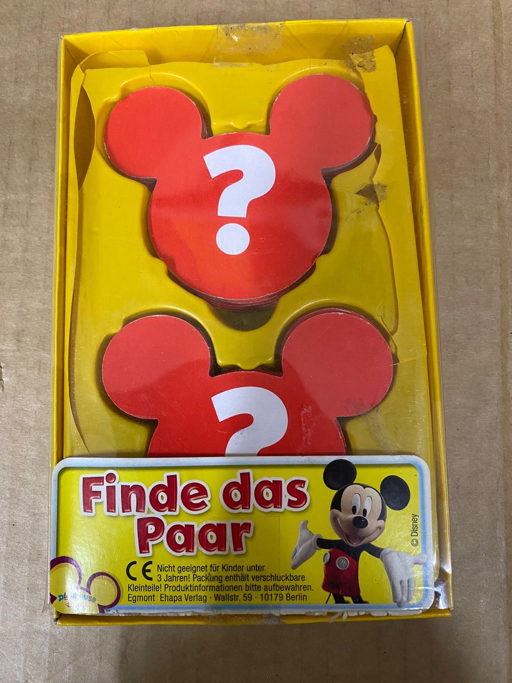 Disney Spiele: Memory Micky Mouse – Gebraucht aus Eschlikon TG von RamonaSt 4