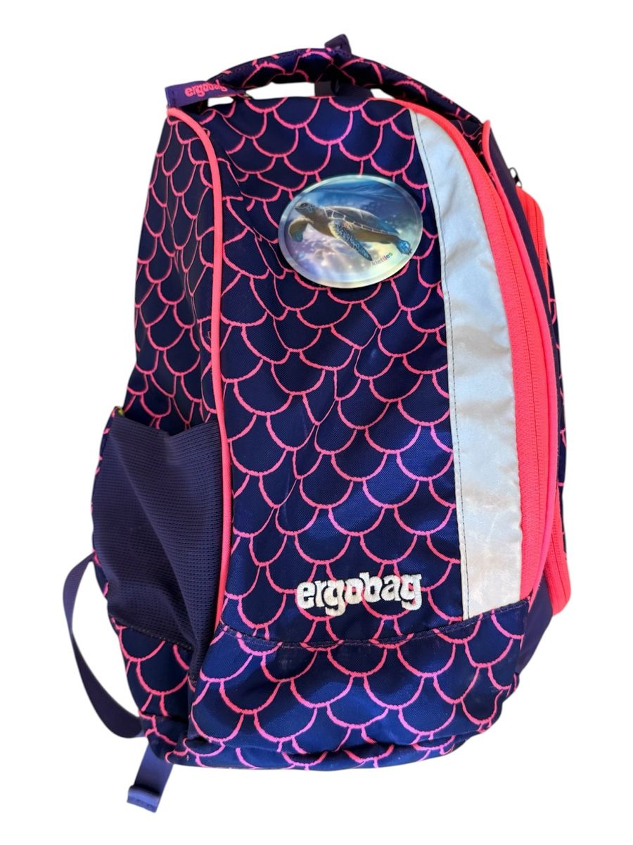 Ergobag Zaini: Ergobag Schulrucksack Meerjungfrau Dunkelblau pink – Usato da Basel venduto da Upside12 5
