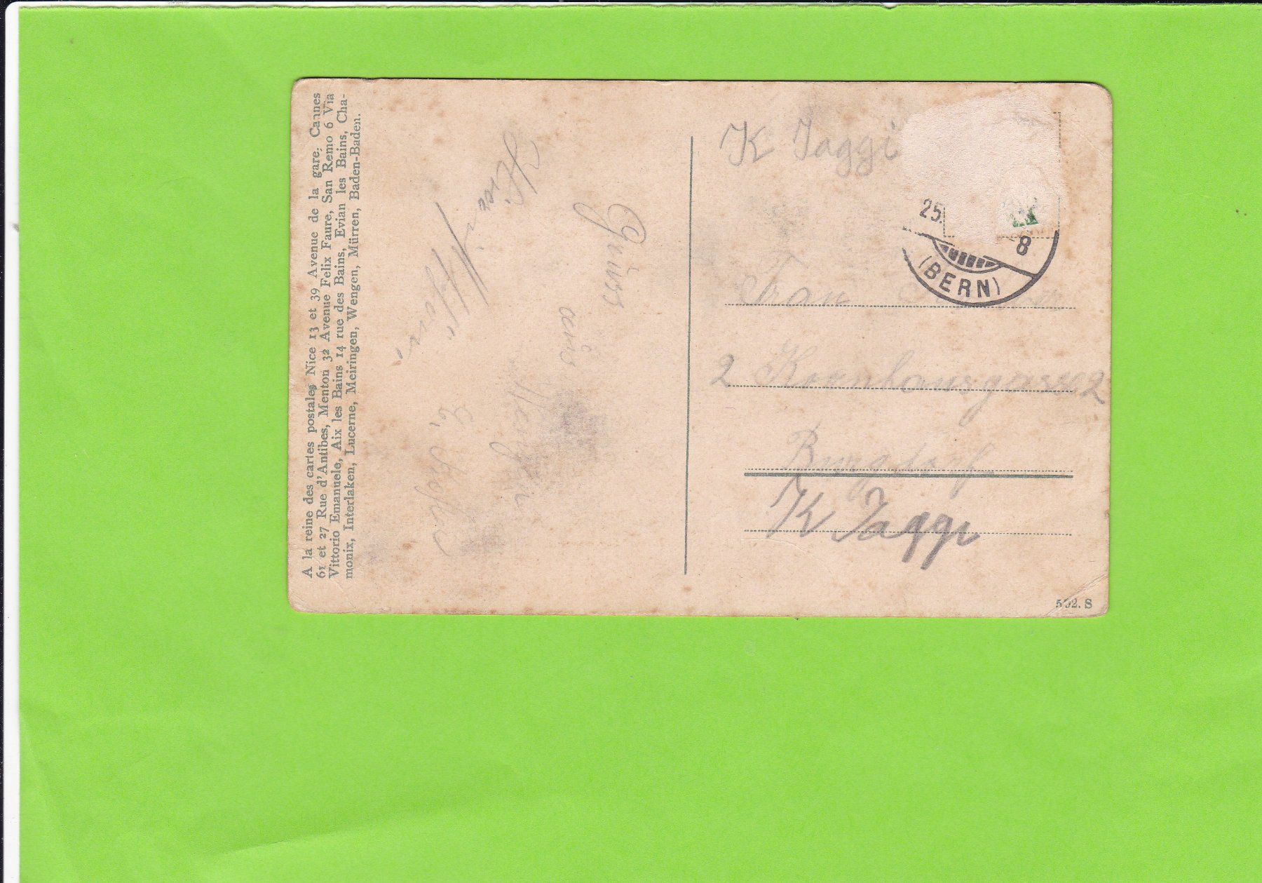 Cartoline postali: Wengen und die Jungfrau – Usato da St. Peterzell venduto da neckertal 1