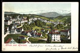 Herisau, Panoramaansicht der Ortschaft