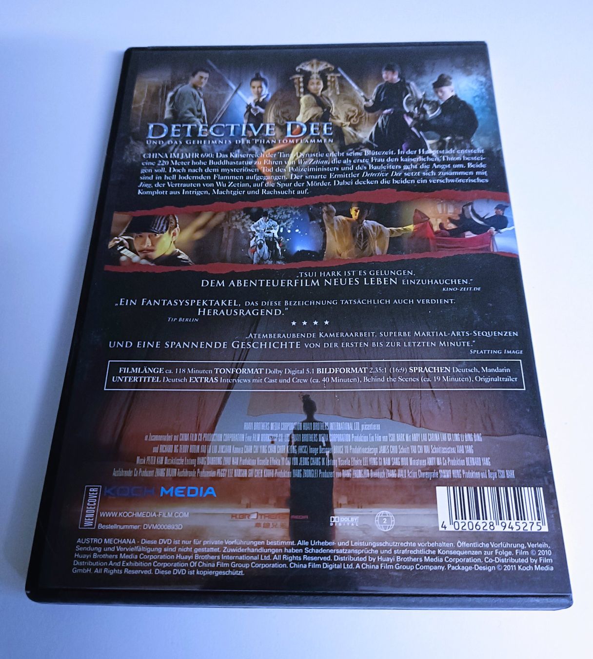 Alle DVDs: Detective Dee und das Geheimnis der Phantomflammen – Gebraucht aus Köniz von Movieportal007 1