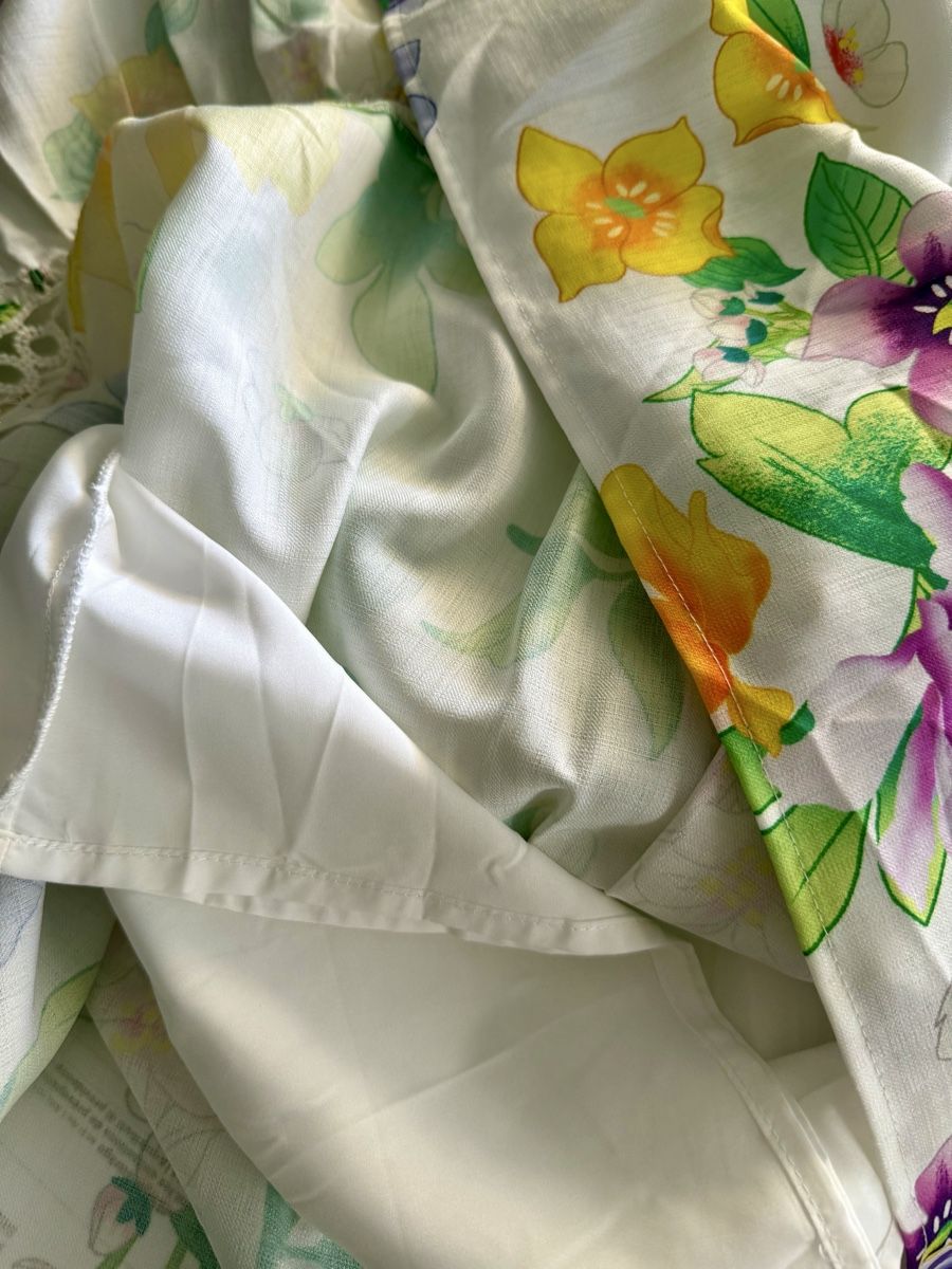 Vestiti: Kleid Blumenmuster weiss neu 38/40 – Nuovo (secondo la descrizione) da Unterengstringen venduto da Blingbling537 3