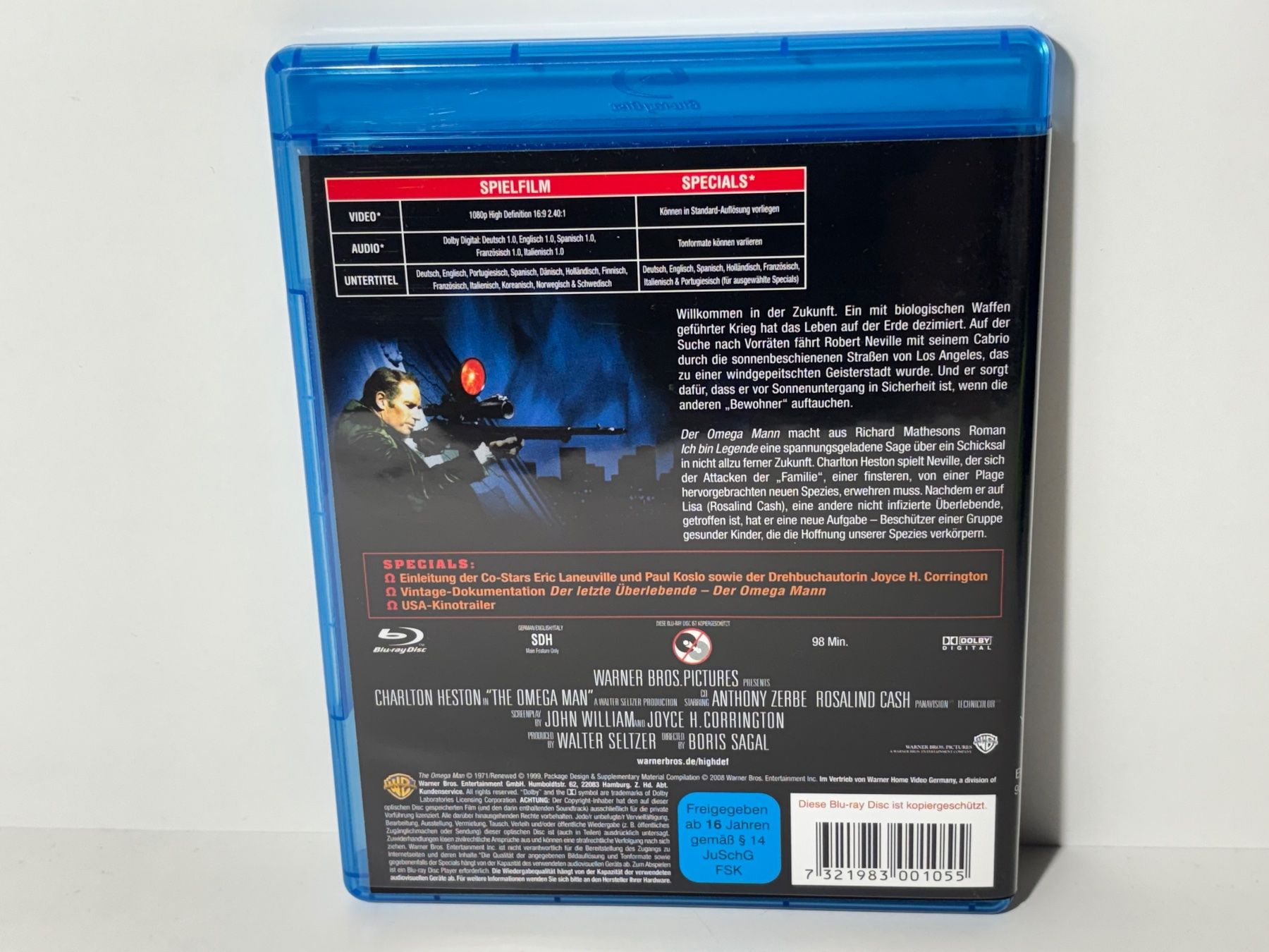 Tutti i DVDs: Der Omega Mann Blu Ray – Usato da Wilderswil venduto da Sstriker 1