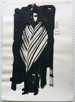 Erotica: Zeichnung mit Tusche, unleserlich signiert, 1982