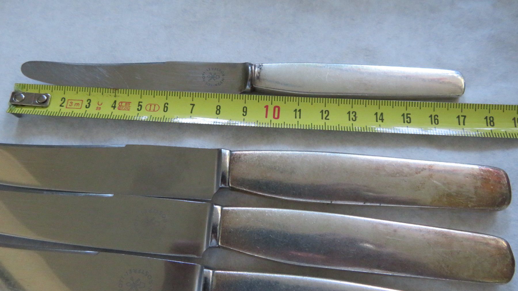 Pott Posate: Vintage Pott Messer Versilbert – Usato da Pfungen venduto da arteo 3