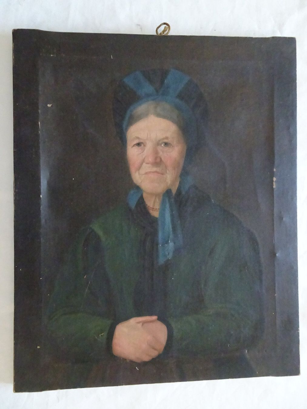 Dipinti: Josef Reichlin Flums 1879 Portrait – Usato da Siebnen venduto da niki61