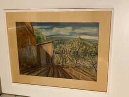 Albert Scabell (1936-1979) Bern Nr. 19 signiert Landschaft