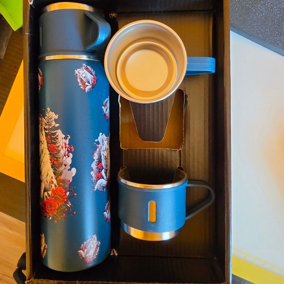 Borracce & Thermos: VACUUM FLASK SET – Nuovo (secondo la descrizione) da Dintikon venduto da bonita099