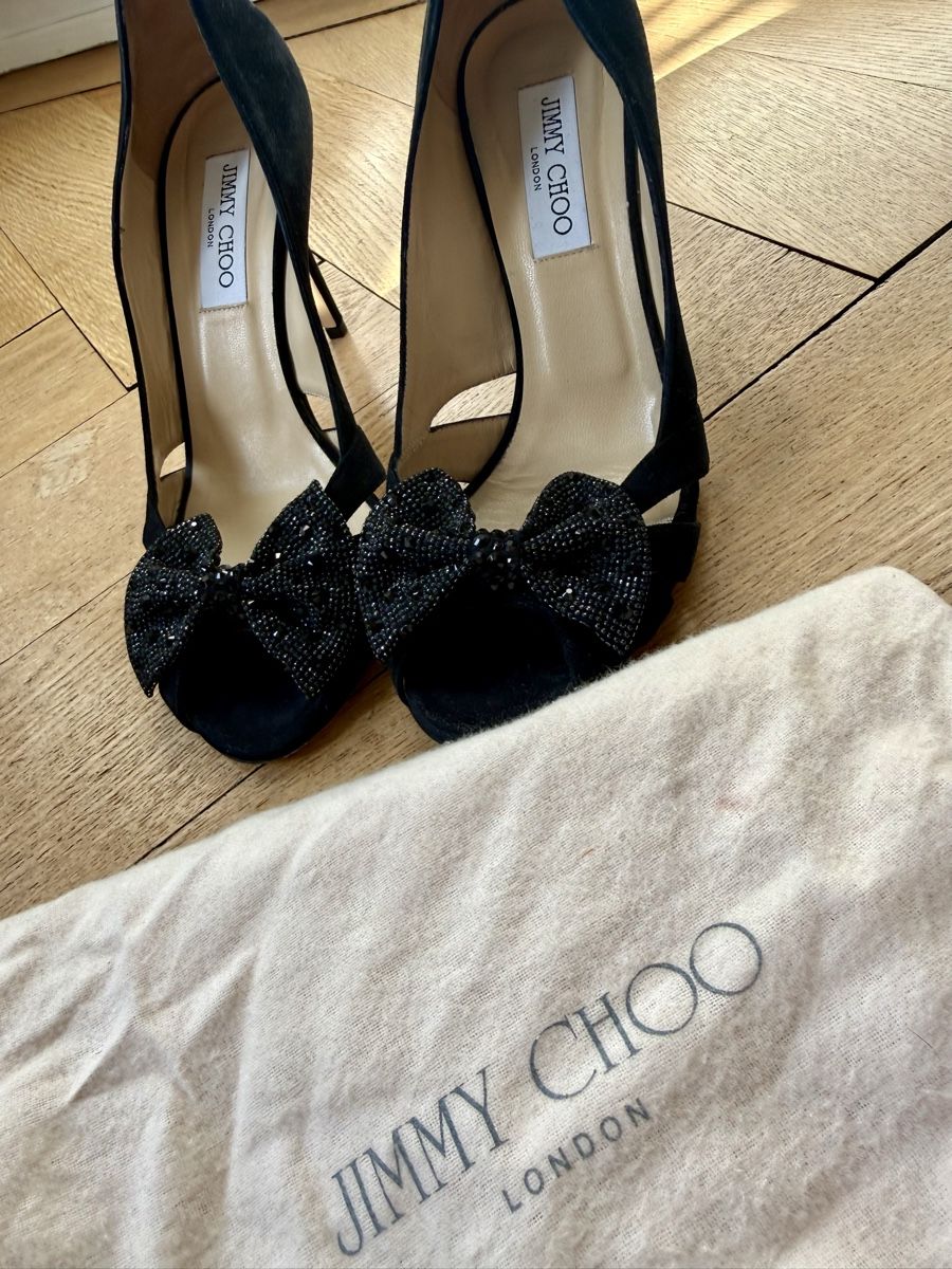 Jimmy Choo Scarpe da donna: Jimmy Choo Escarpins Noir Élégants – Nuovo (secondo la descrizione) da Genève venduto da kat_ggb2 2