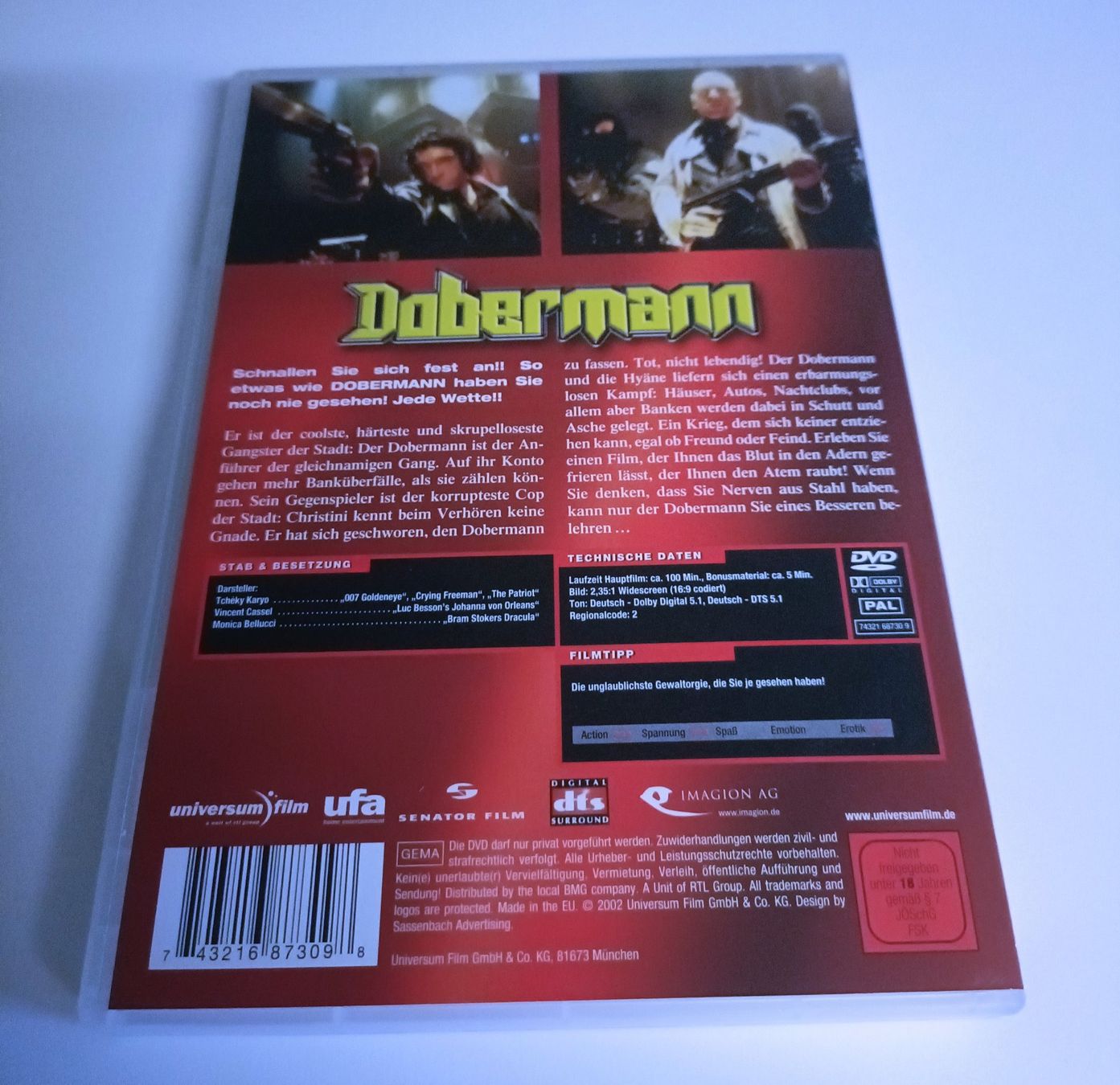 Alle DVDs: Dobermann – Gebraucht aus Köniz von Movieportal007 1