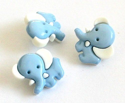 Bottoni: Knöpfe Elefant 3Stk. – Nuovo (secondo la descrizione) da Schlatt TG venduto da mavo85