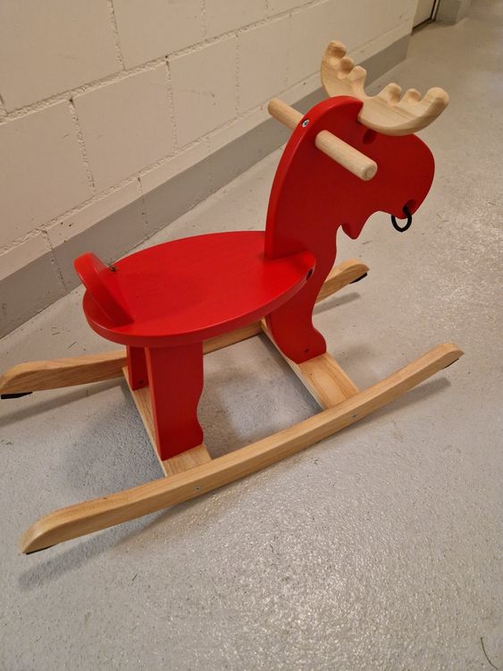 Goki Balancier-Elch Aus Holz – Lustiges Geschicklichkeitsspiel Für Kinder, Ca. 15 Cm, 56692
