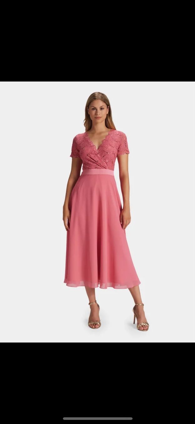 Kleider: Swing Cocktailkleid mit Spitze, Gr.38, NP-250 Fr. – Neu (gemäss Beschreibung) aus Felben-Wellhausen von begean 3
