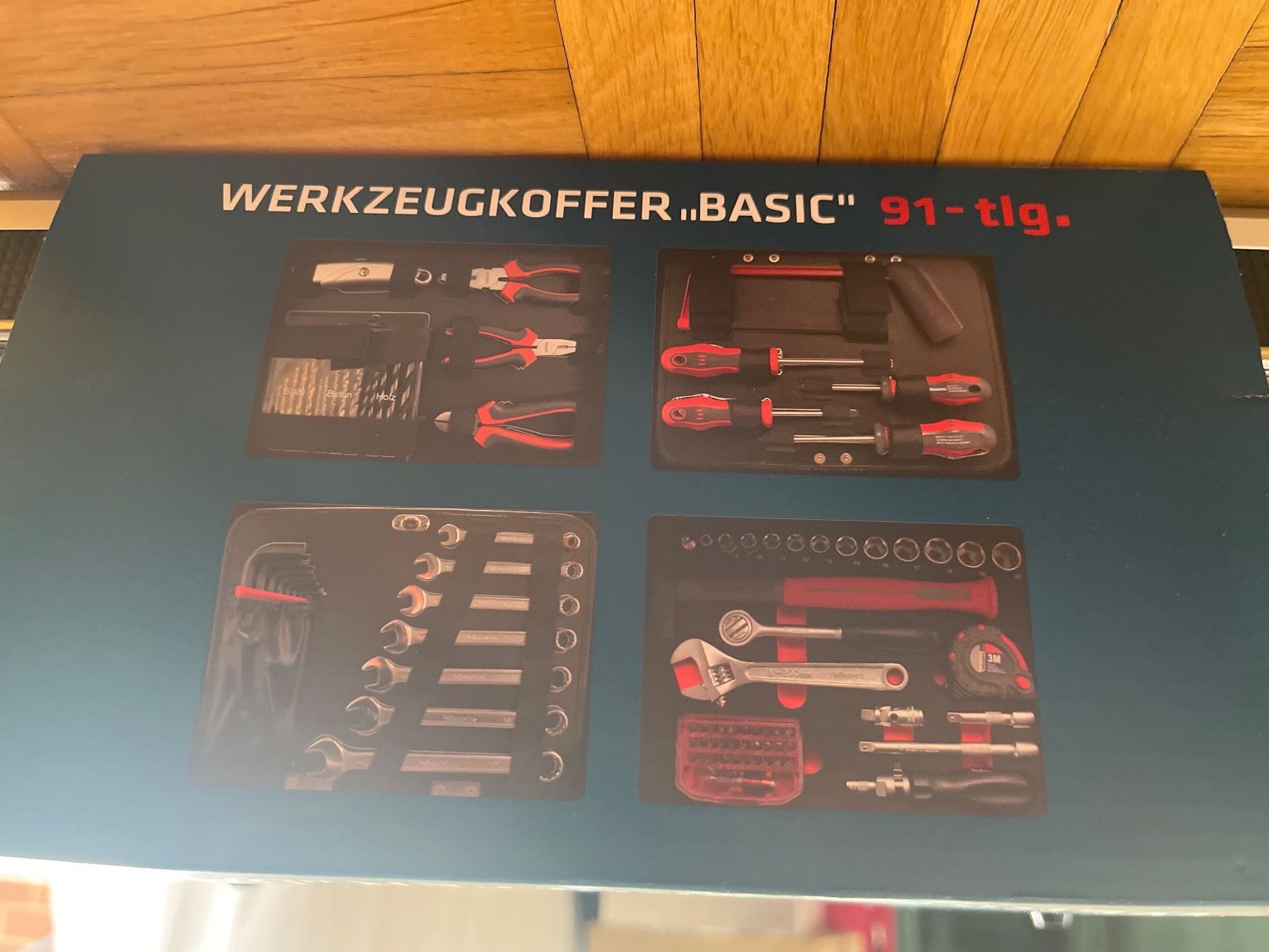 Alle Werkzeuge: Werkzeugkoffer Basic, 91-teilig, neu – Neu und originalverpackt aus Uster von mad_9q6p 1
