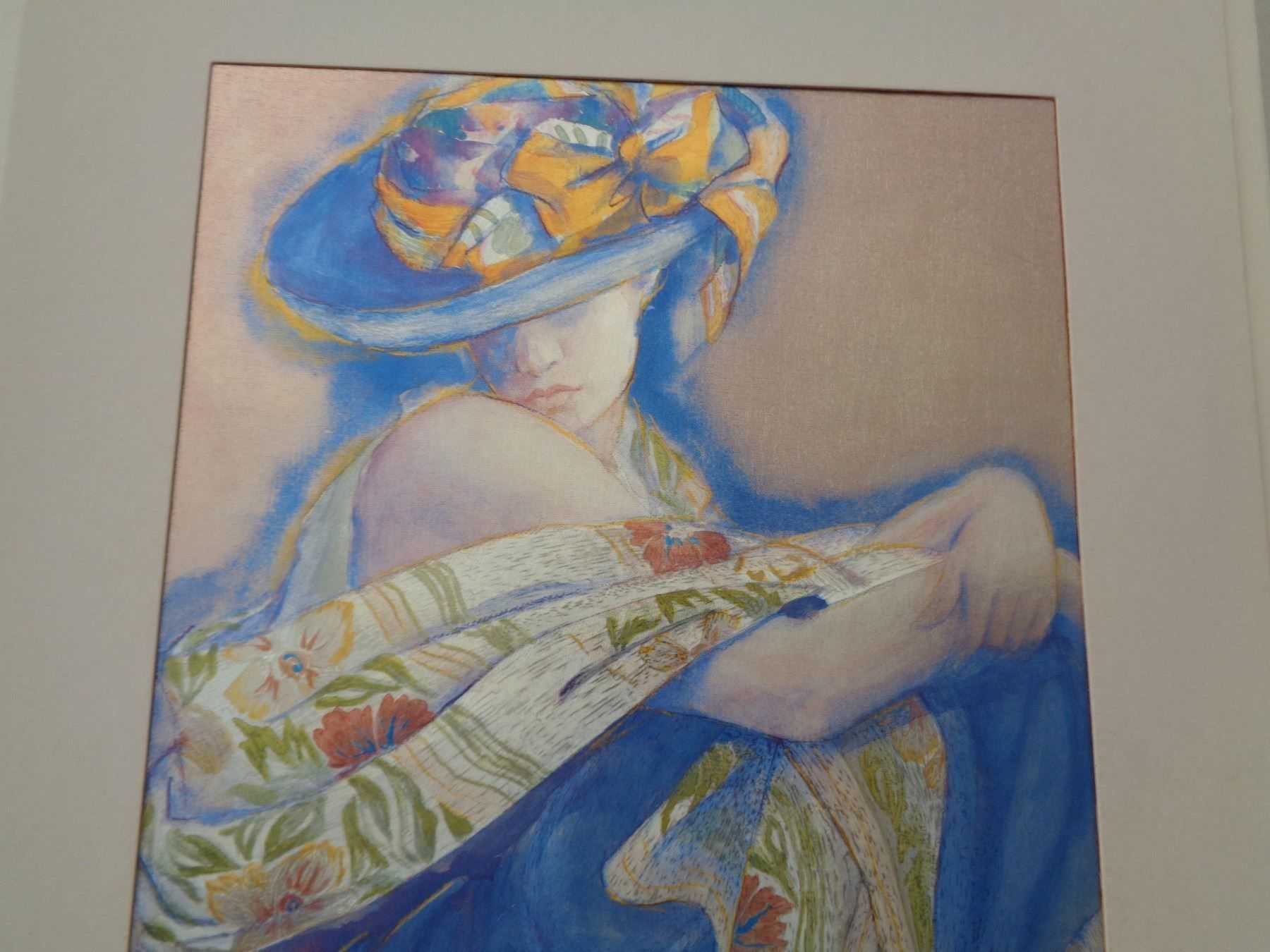 Poster & Bilder: Glänzender Kunstdruck - Dame hinter Glas – Gebraucht aus Chur von omonia 3
