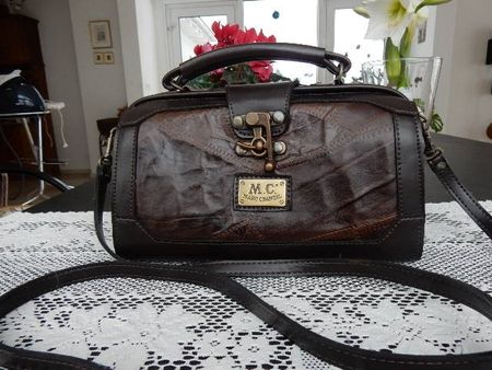 Marc Chantal Ledertasche Handtasche Vintage braun