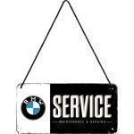 Metall-Hängeschild-BMW SERVICE - 20 X 10 CM