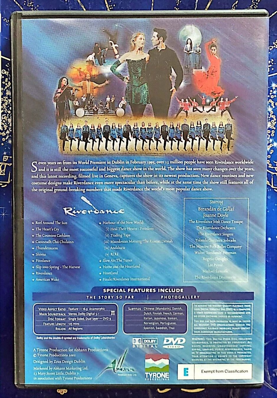 Tutti i DVDs: Riverdance - Live from Geneva         (Musical) – Usato da St.Gallen venduto da elk2023 2