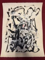 Aquarell Hand signiert Bild 