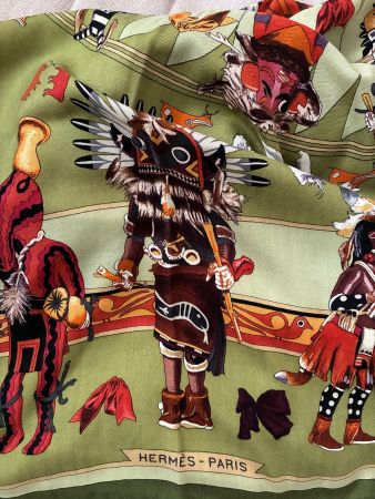 Hermes Silk Cash Scarf 140  wie NEU