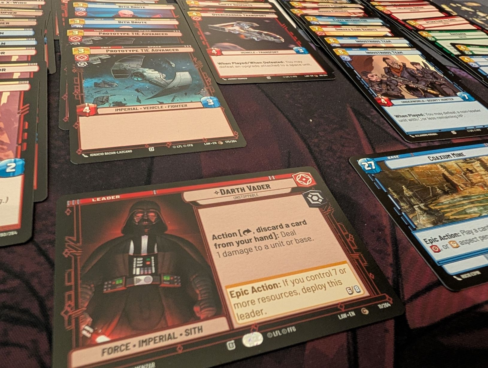 Giochi: Star Wars Unlimited Deck - Darth Vader – Usato da Niederwangen BE venduto da Nimonsta