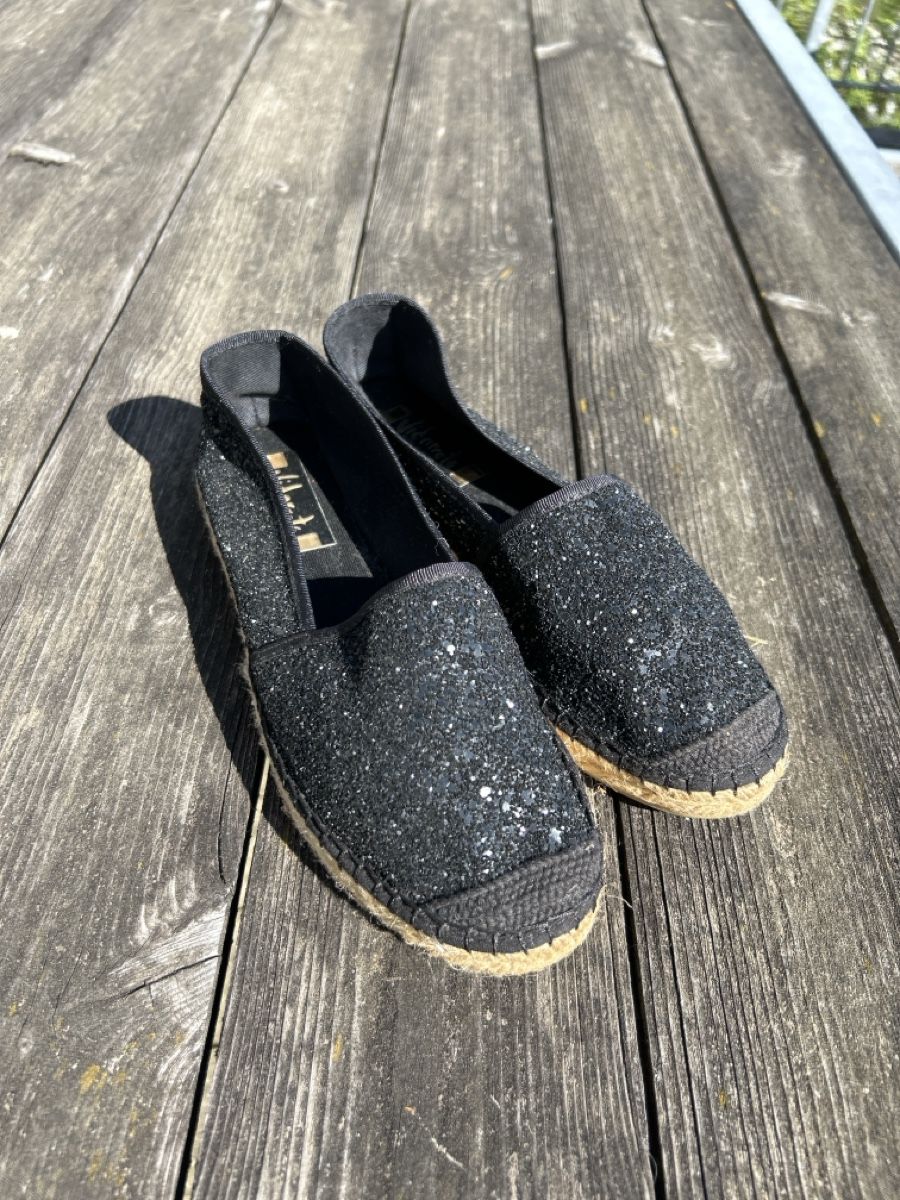 Scarpe da donna: Schicke Espadrilles Vidorreta, schwarz, Gr.38 – Usato da Kirchdorf BE venduto da Stella130