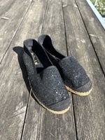 Schicke Espadrilles Vidorreta, schwarz, Gr.38