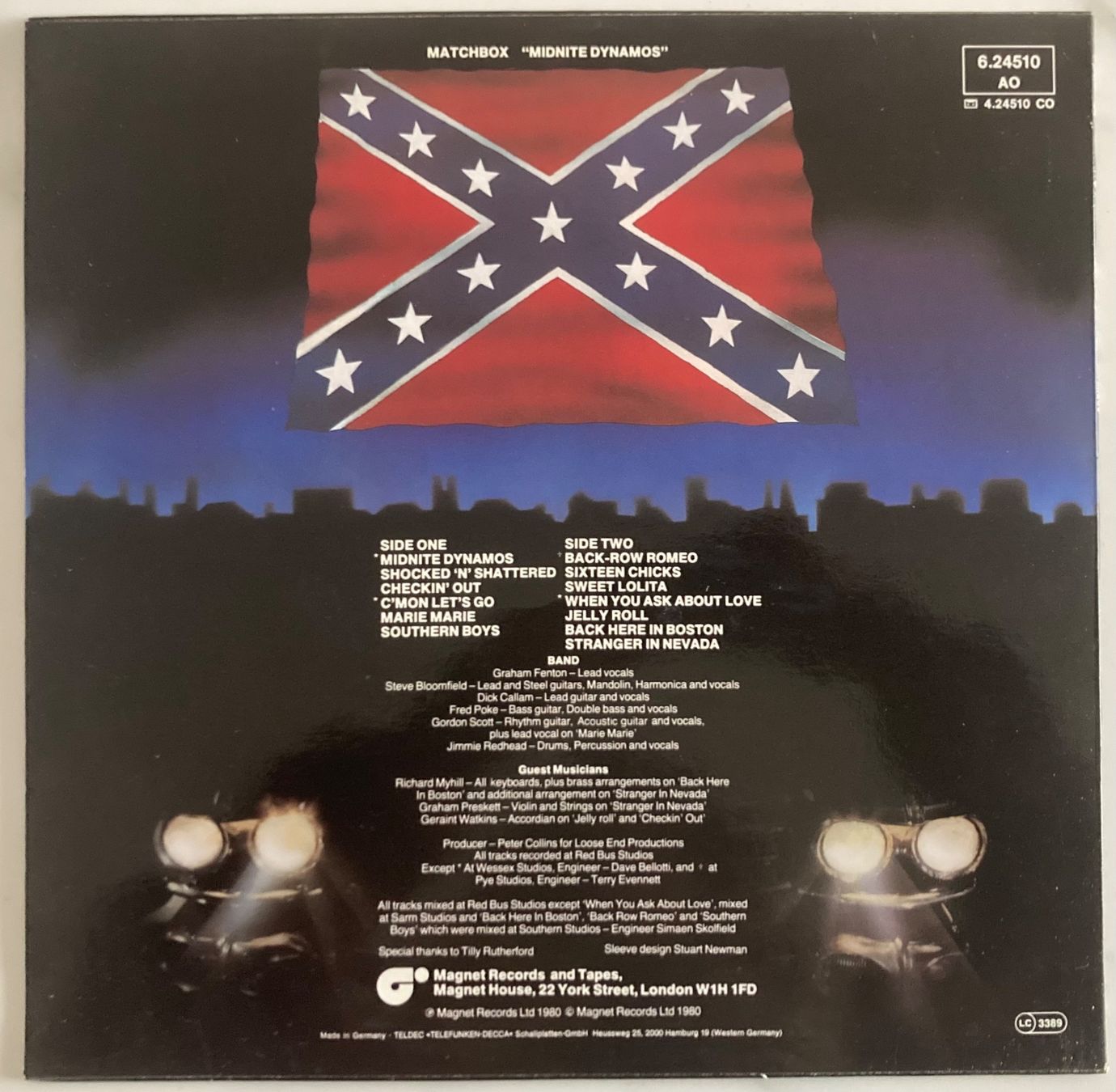 Dischi in vinile: MATCHBOX - MIDNITE DYNAMOS – Usato da Poliez-Pittet venduto da Newtown-Records 1