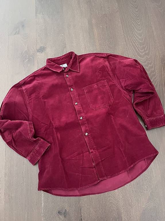Blusen: Kordhemd, XL, Rot – Gebraucht aus Zürich von joe_zh8048