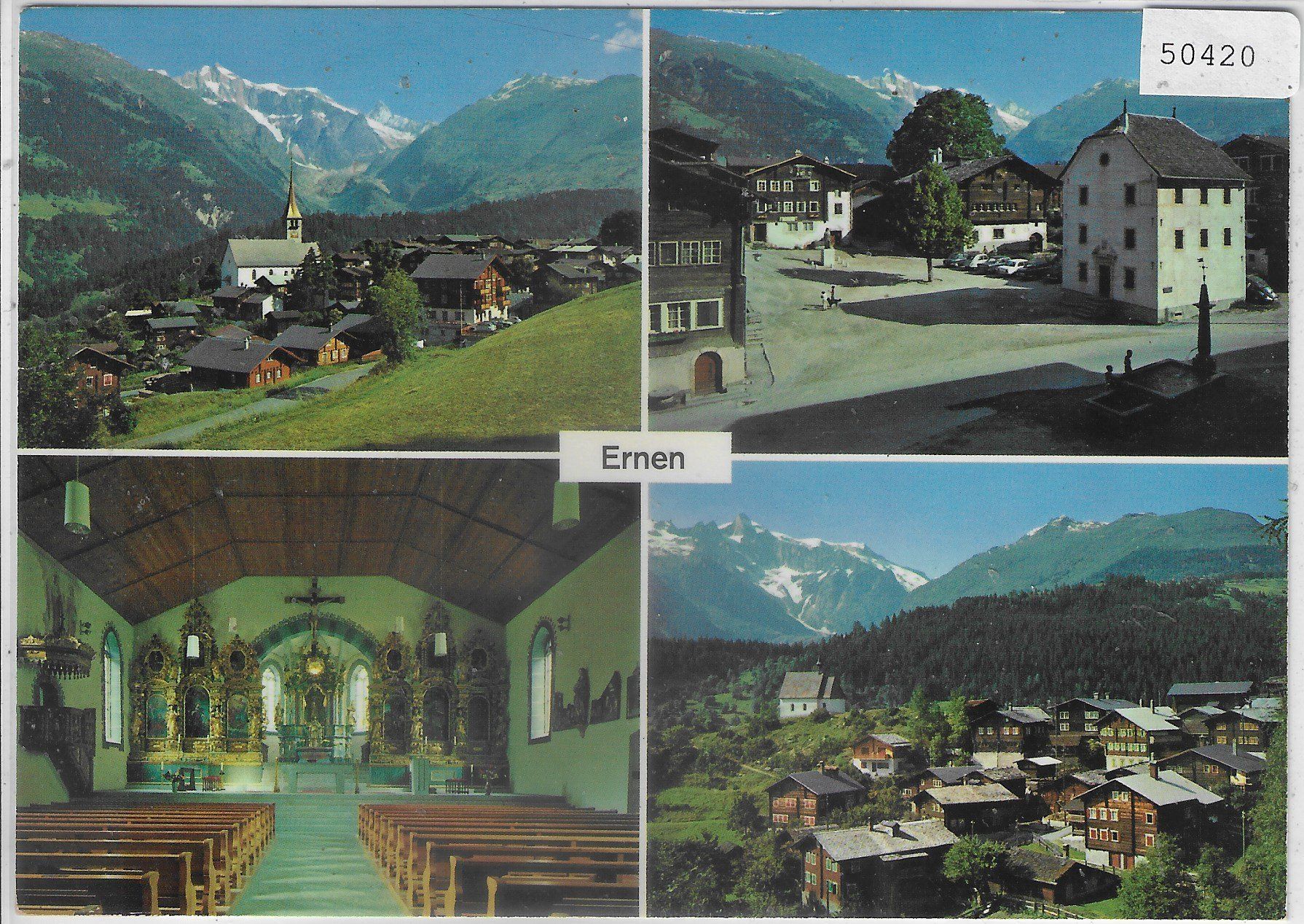 Cartoline postali: Ernen VS - Multiview – Usato da Ettingen venduto da Kartenplanet