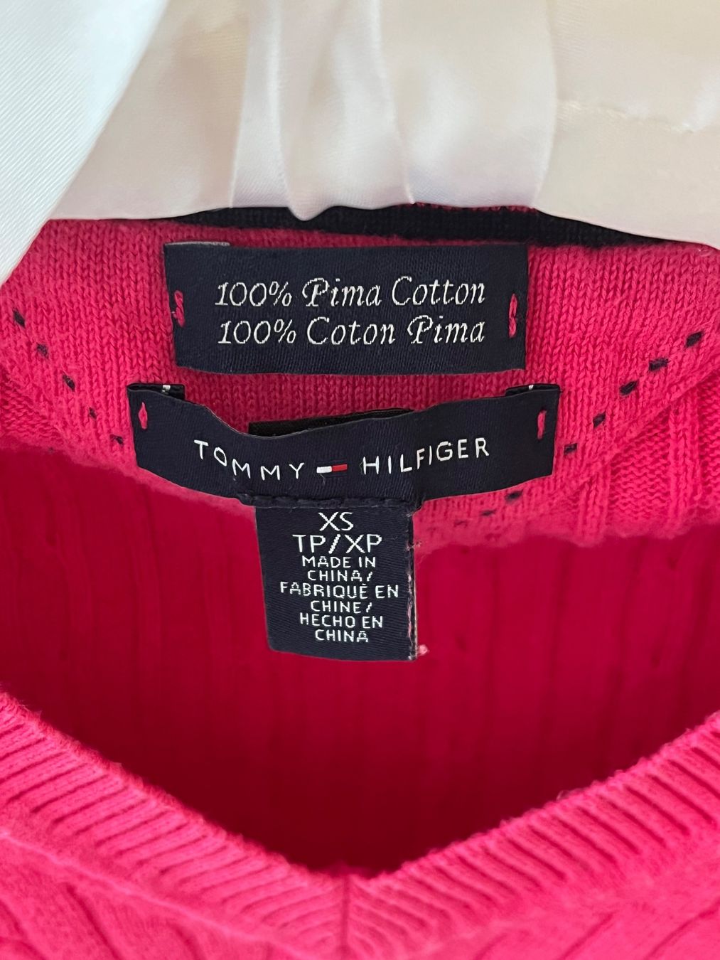Tommy Hilfiger Pulls & Sweat-shirts: Pinker Tommy Hilfiger Pullover Grösse XS 100% Pima... – D'occasion à Wollerau par sab_6j7r 1