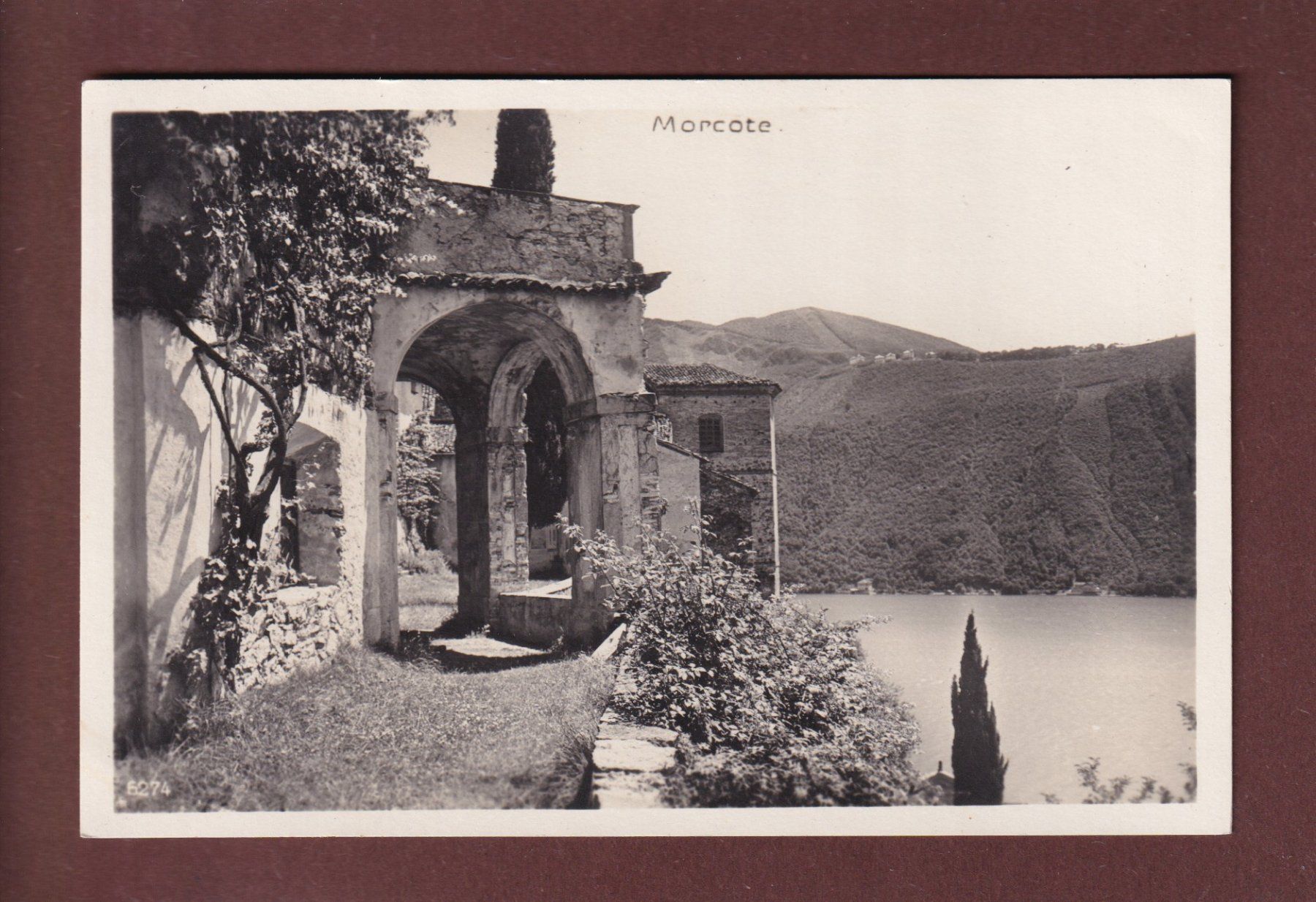 Cartoline postali: MORCOTE - 1928 – Usato da Pully venduto da nicecards