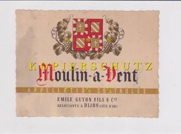 Etikette für Wein - Moulin-à-Vent /bd