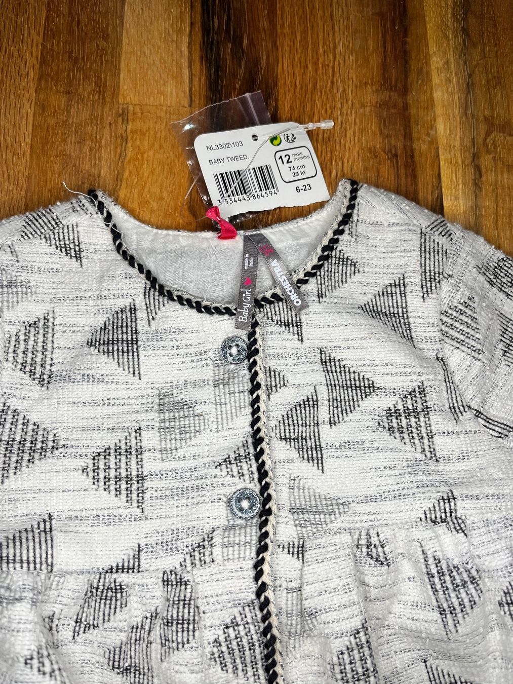 Giacche & Cappotti: Orchestra baby tweed jacket - 12m/74cm – Nuovo e nell'imballaggio originale da Genève venduto da dmt_y25y 2