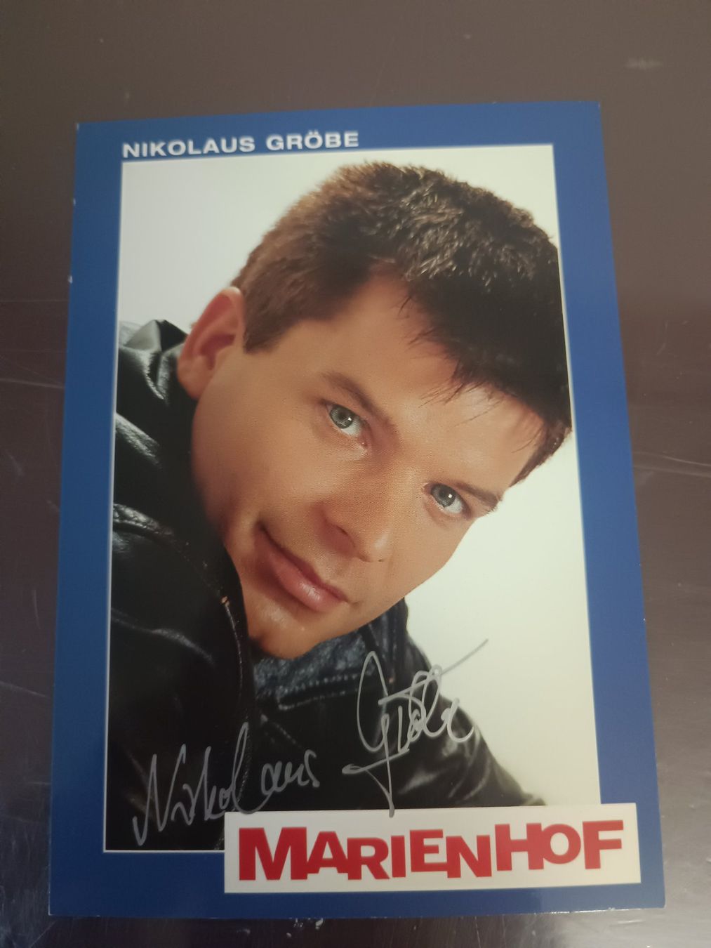 Autografi: Nikolaus Gröbe - handsignierte alte Autogrammkarte – Usato da Menziken venduto da Artographs