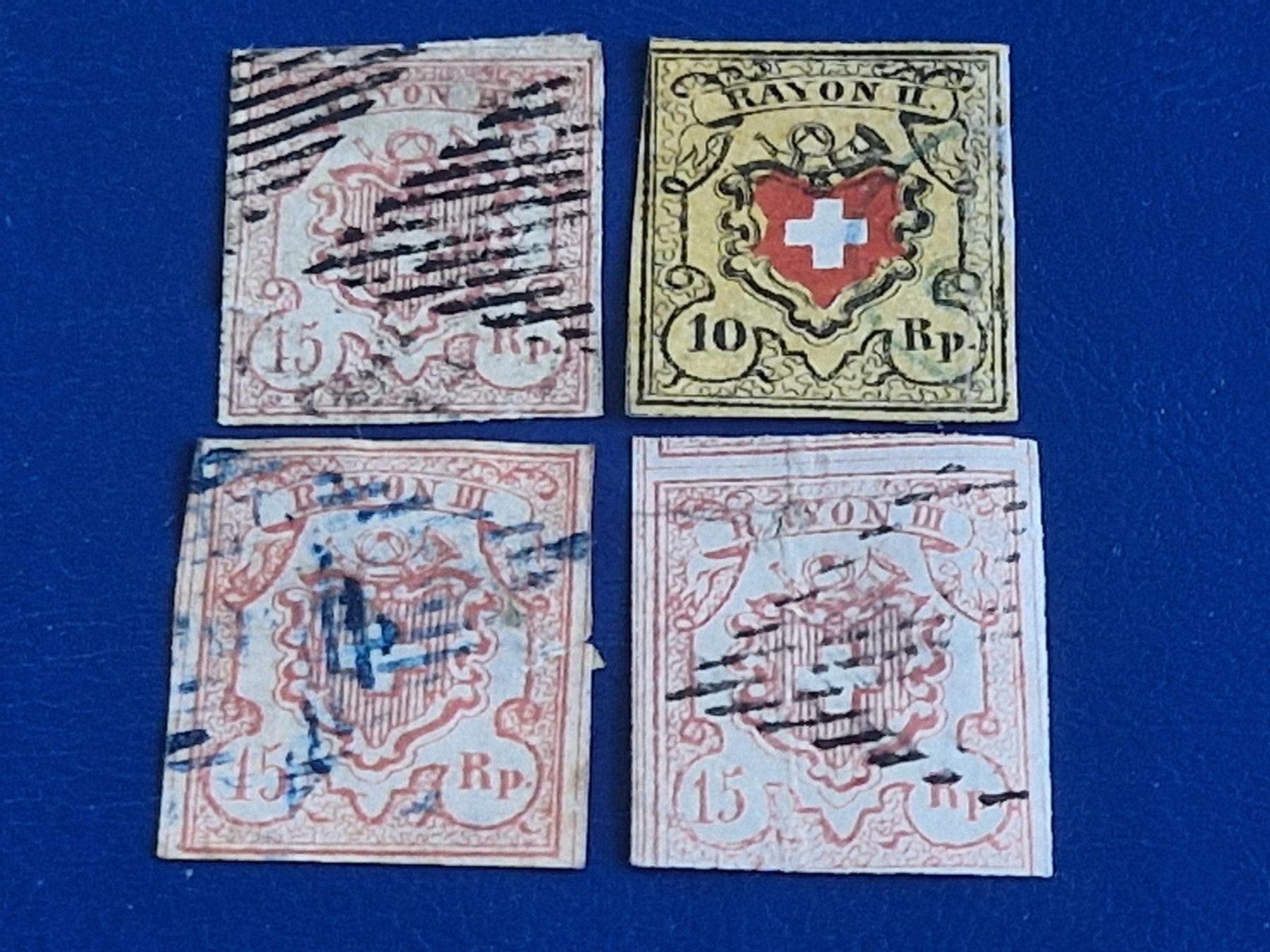 Tutti i francobolli: Rayon 4St., ab 1.- – Usato da Burgdorf venduto da Glossy01