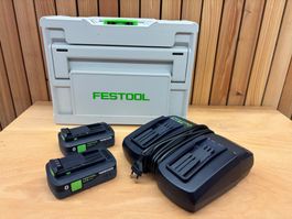 Festool SYS 18V 2x4,0/TCL6 DUO Energy Set Ladegerät und Akku