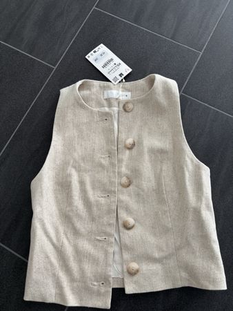 Beige Weste XS