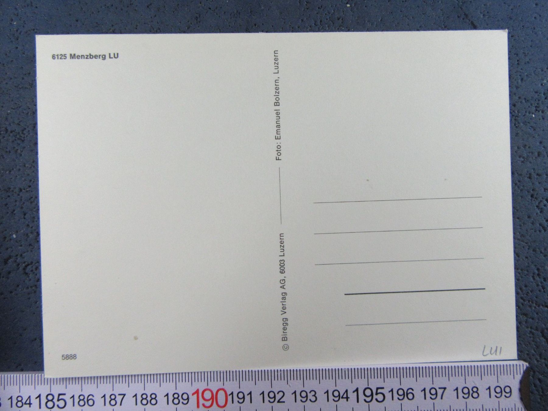 Cartoline postali: MENZBERG LU AK SCHNEE – Nuovo (secondo la descrizione) da Ettingen venduto da Hausi4711 1