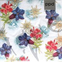 Serviette alpine flowers (1365) 2Stk.