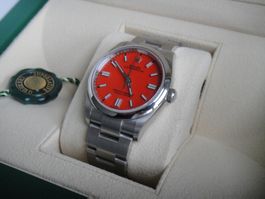 Rolex / Oyster Perpetual 36 / Red Dial
