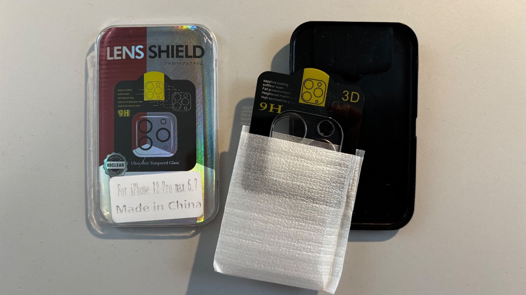 Apple Cover & Protezioni schermo: Kameraschutz iPhone 12 pro Max – Nuovo e nell'imballaggio originale da Rotkreuz venduto da Dude71